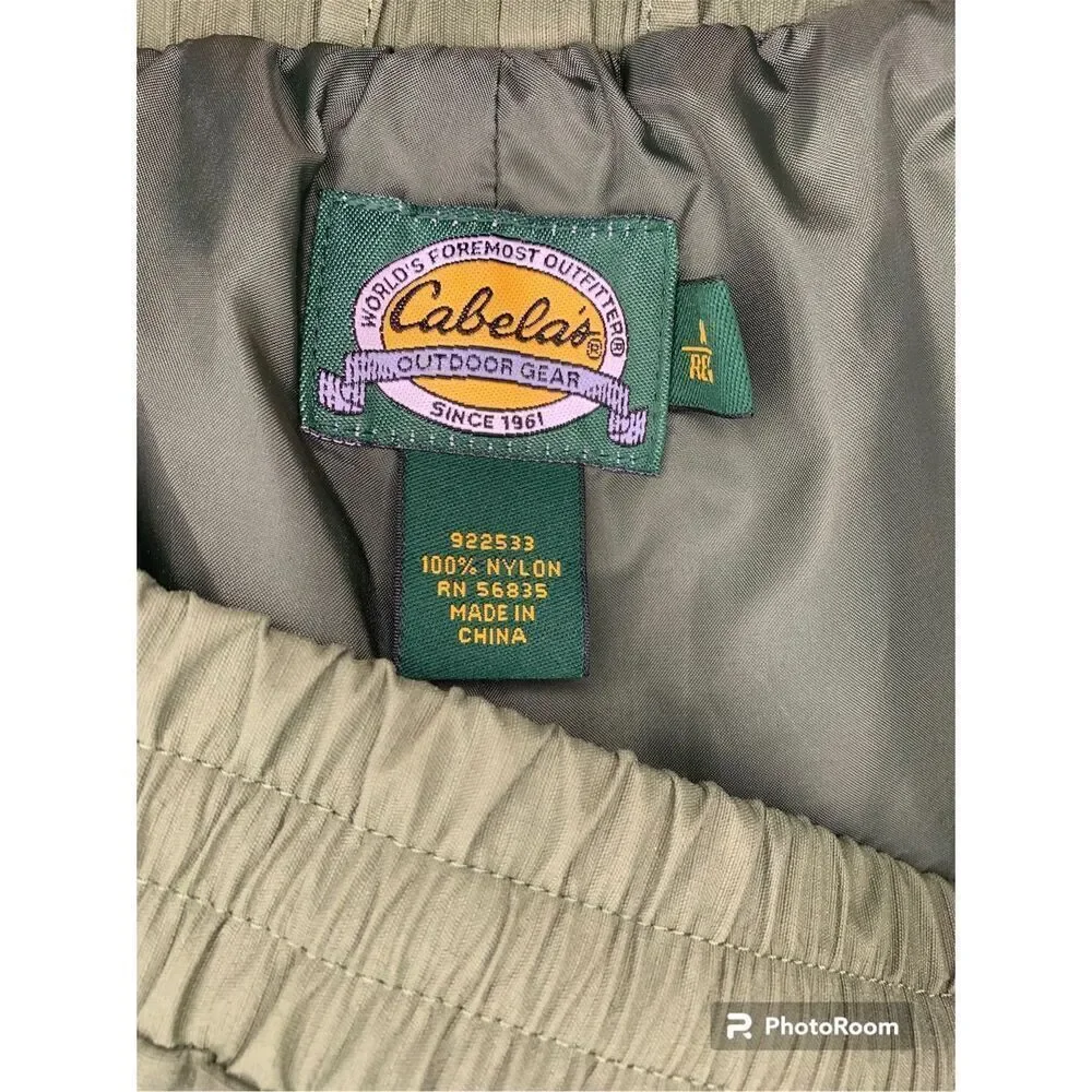 Cabela's Men's Green Mid-Rise Capri Pants Size